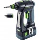 FESTOOL C 18 Li 5,2 Set gręžtuvas - suktuvas 2x5,2 Ah
